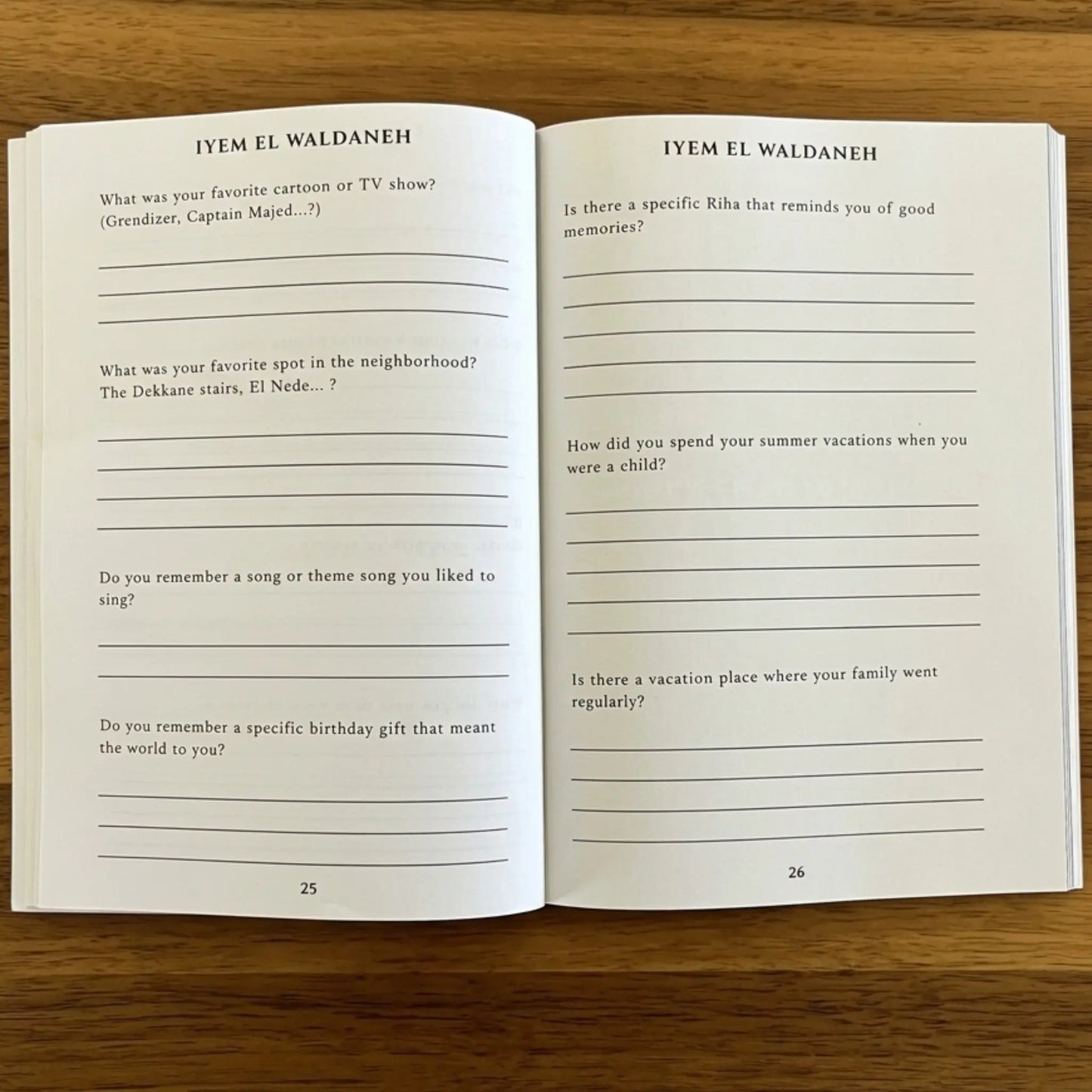 Guided Journal - Habibi tell me your story
